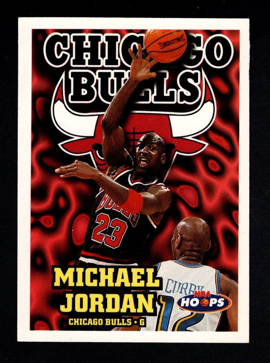 1997-98 Hoops #220 Michael Jordan Chicago Bulls HOF