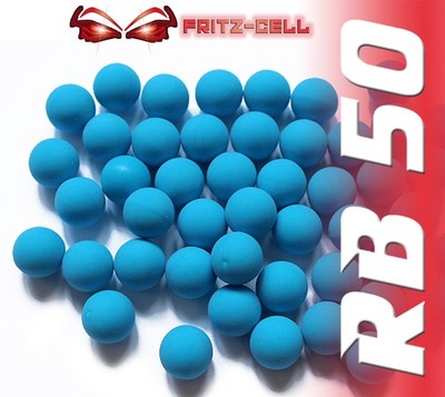 500 x RAM Munition T4E Cal .50 HDR50  HDP50 Rubberball Gummigeschoss blau