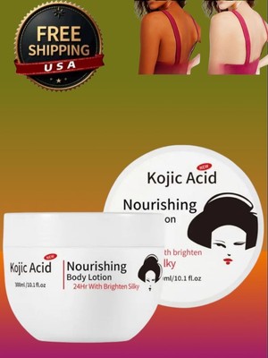  Kojic Skin Brightening Face and Body Cream Lotion, 300ml [USA Stock  