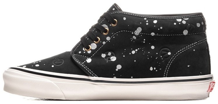VANS Chukka OG LX x LQQK Studios Mid Circle V - Splatter Black for