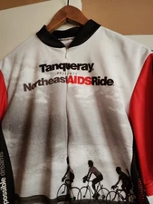 Cycling Jersey Tanqueray Size xl Men's washington d.c Aids Ride 8 Black White