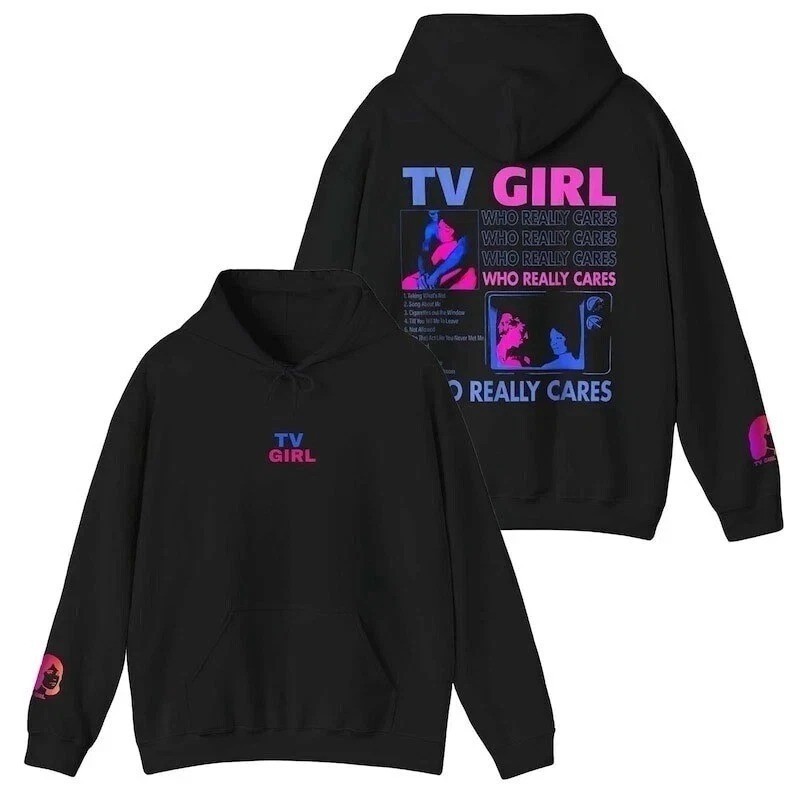 Tv girl back - merchandise 3d hoodie unisex full size
