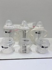 Tommee Tippee Closer to Nature 11oz  5oz 18 Extra Nipples Lot of 6 Covers Clean