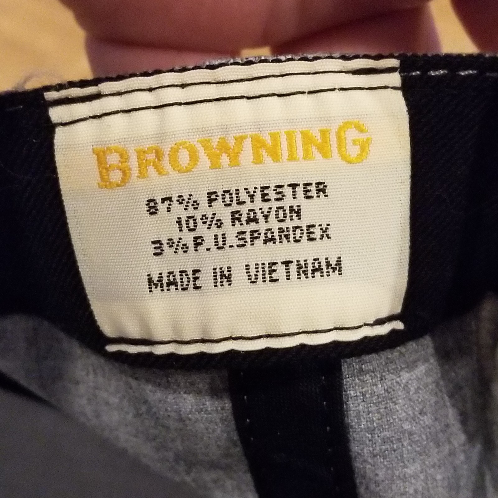 Browning Hat Cap Snapback Gray Brown Patch Logo H… - image 7