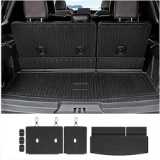 Cargo Mat Backrest Mats for 2018-2024 Ford Expedition/Lincoln Navigator 7/8... 