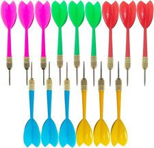 Bbstep Steel Tip Dart Colorful Dart 15Pcs 6G Assorted Color.