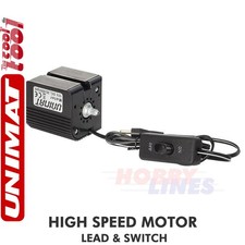 UNIMAT parts & accessories - 162420 HIGH SPEED MOTOR UPGRADE with lead & switch