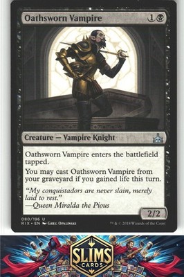 Oathsworn Vampire - Rivals of Ixalan - MTG - Uncommon - #80 - NM