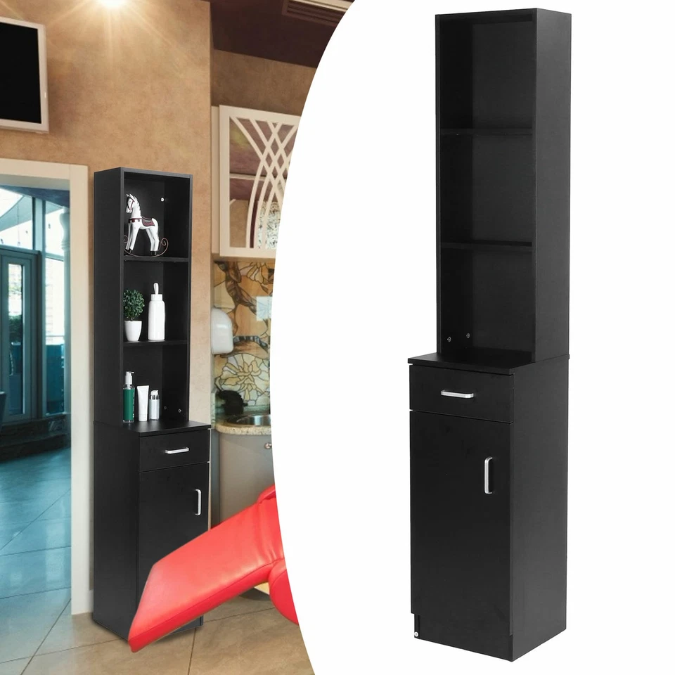 NEW Salon Cabinet Hair Styling Station Storage Barber Shelf Table Spa Equipment