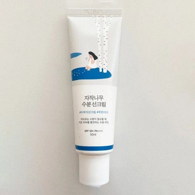 ROUND LAB Birch Juice Moisturizing Sun Cream SPF50+ 1.7 Oz Exp 10/2026