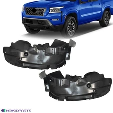 For Nissan Frontier 2022-2024 2023 Front Inner Fender Liners Splash Guard Shield