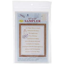 Jack Dempsey Stamped White Sampler 11"X14"-Lord's Prayer