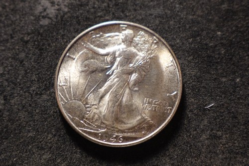 1946-S BU Superb GEM BU Walking Liberty Half Dollar Nice Coin LAX