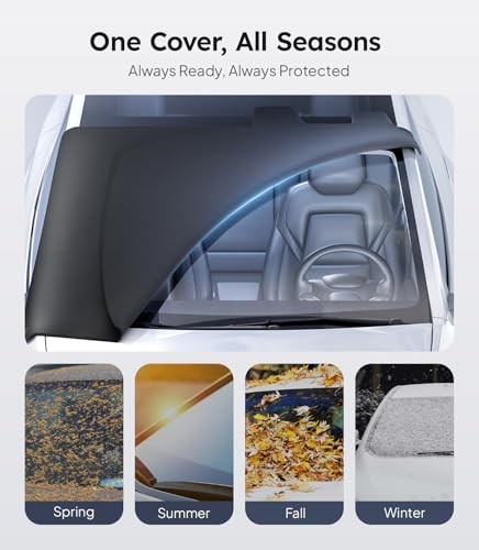  2025 Upgrade All-Season Car Windshield Cover - 600D L - Pickup/Large SUV/MPV