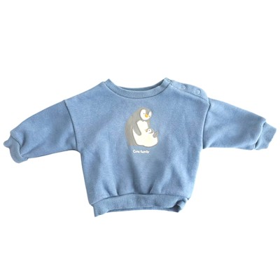 Cute Penguin Baby Sweater Size 3M 56 62 From Kiabi