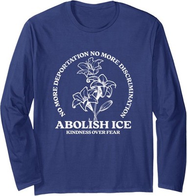 Abolish ICE Retro Protest Resist Support Long Sleeve T-Shirt