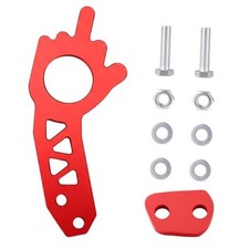 Rear Tow Towing Hook-Universal Car Heavy Duty Aluminum Alloy, Easy red