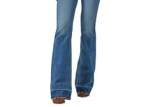 Wrangler Women's Retro Mid Rise Mae Trouser Jeans Size 30/30