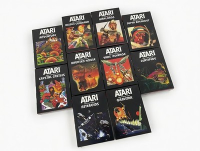 Atari XP 50th Anniversary 2600 10 Game Cartridges Sealed New Limited