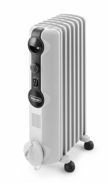 Radiador De'Longhi Radia S lleno de aceite 1,5 kW en blanco, TRRS0715 - 5682-1-N
