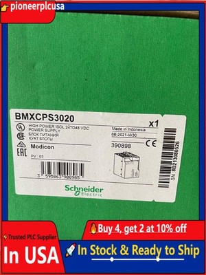 BMXCPS3020     M340 24VDC Power Supply  SHIP US Free TAX