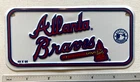 NEW "Atlanta Braves" Metal Embossed Bicycle License Plate