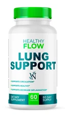 Healthy Flow Lung Support, Lung Support Supplement for Inflammation Copd (1Pack)