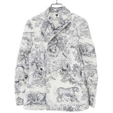 CHRISTIAN DIOR TWALED JOUY DOUBLE TAILORED JACKET 912V03A3807 WHITE Used MESC-0