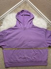 Nike Center Swoosh Hoodie Womens Large Lavender Mini Swoosh Oversized Baggy Y2K — photo 3