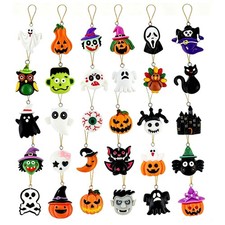 Halloween Ornaments, 30 Pcs Mini Halloween Resin Ornaments for Tree Decor