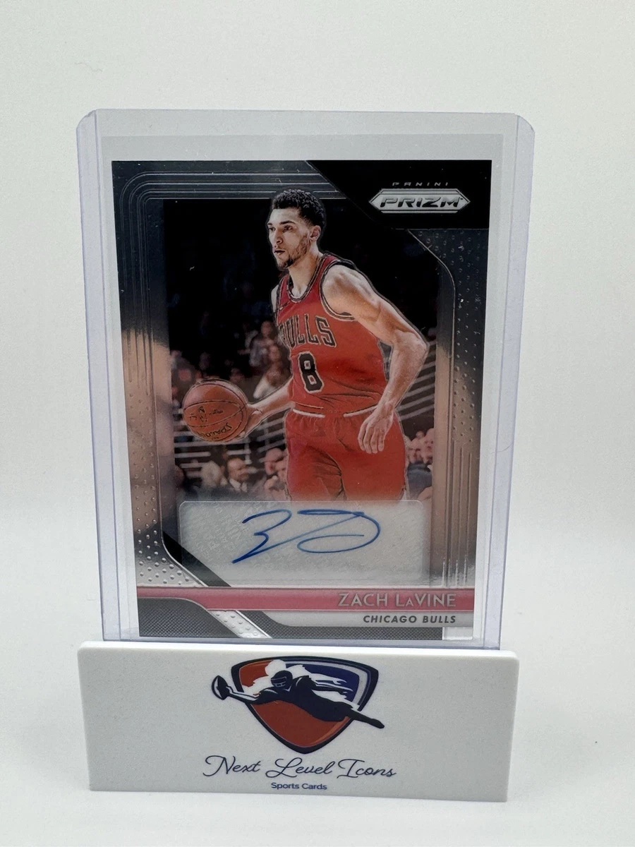 Zach LaVine Sports Trading Card Singles Autographed Basketball for