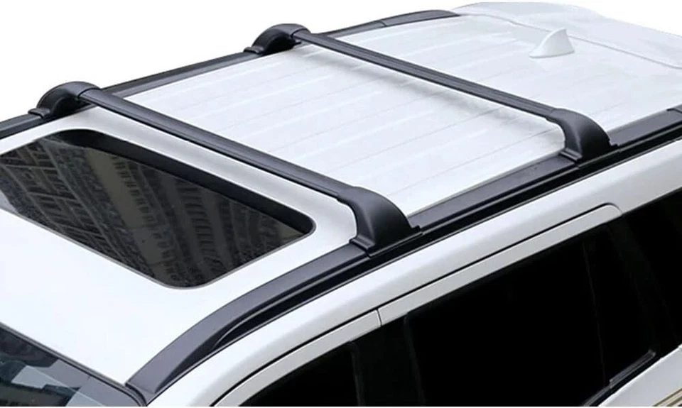 2X Black Crossbar Roof Rack Cross Bar for Nissan Terra 2018-2025 accessories - Image 2 of 4
