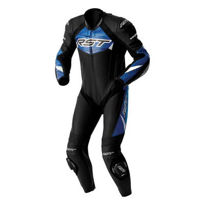 RST Tractech Evo D30 schwarz/blau Rennbahn Sport Lederkombi UK 48 / 2XL