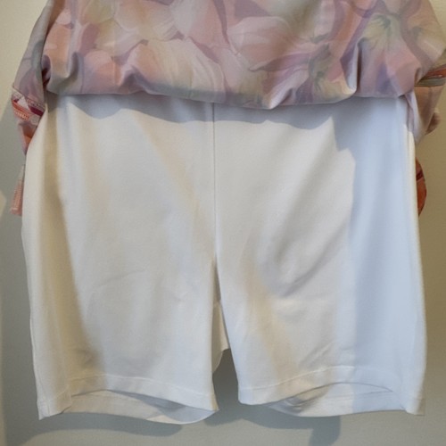 Chico's Zenergy Bahamian Pink Neema Lily Shirt and Skirt Set Sz 1 (Medium/8) - Picture 12 of 12