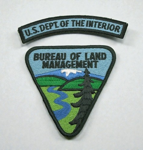 Bureau of Land Management Patch Set US Dept of The Interior BLM Forest ...