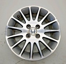 2004-2005 Honda Civic Wheel 15x6 Alloy 15 Spoke Rim Silver Genuine Stock Oem