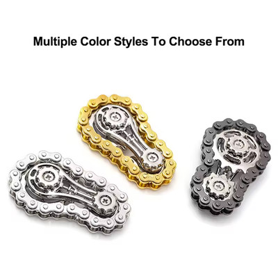 Chain Mechanical Flywheel Fidget Spinner * Anti-Stress, Anti-Anxiety, It's FUN!