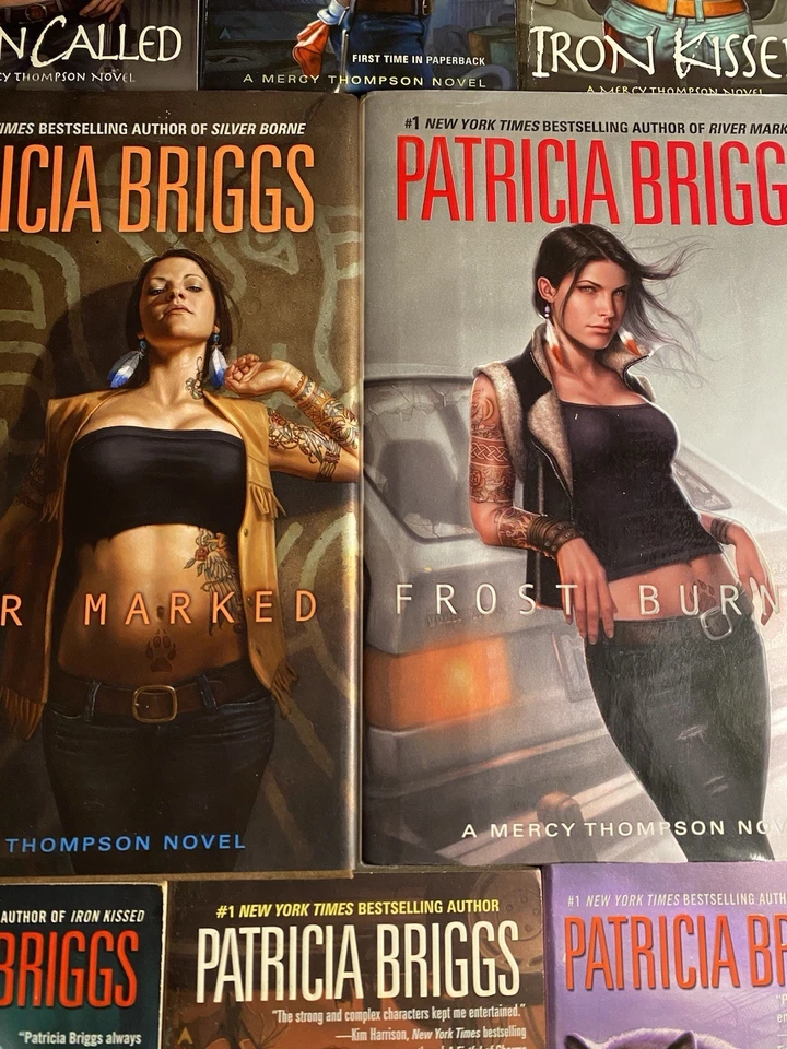 Lot Of 8 Patricia Briggs Books (Mercy Thompson/Alpha And Omega Series) - Imagem 4 de 4
