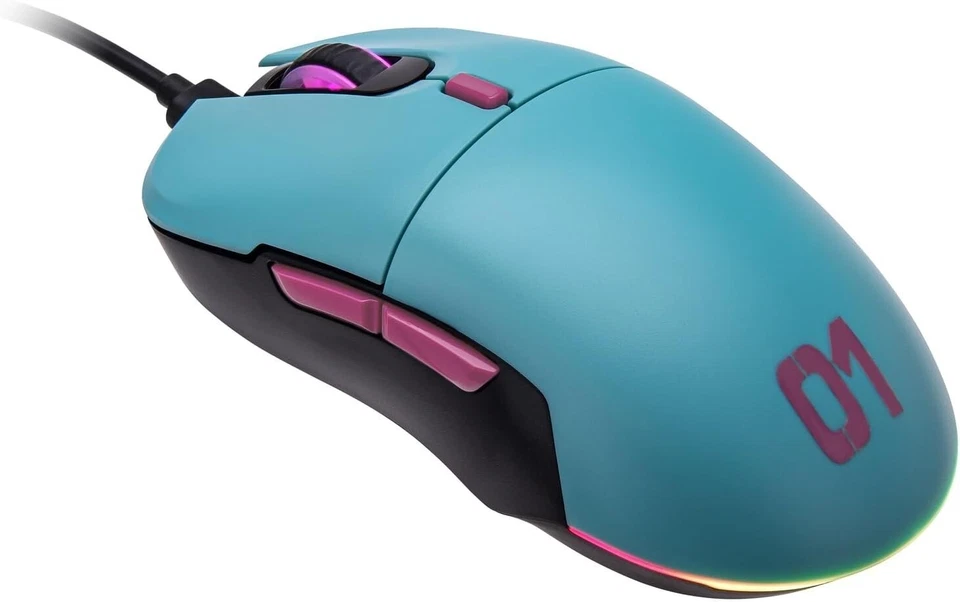 Thermaltake Neros Pro RGB Gaming Mouse – Hatsune Miku Edition – Limited Model JP - Image 3 of 4