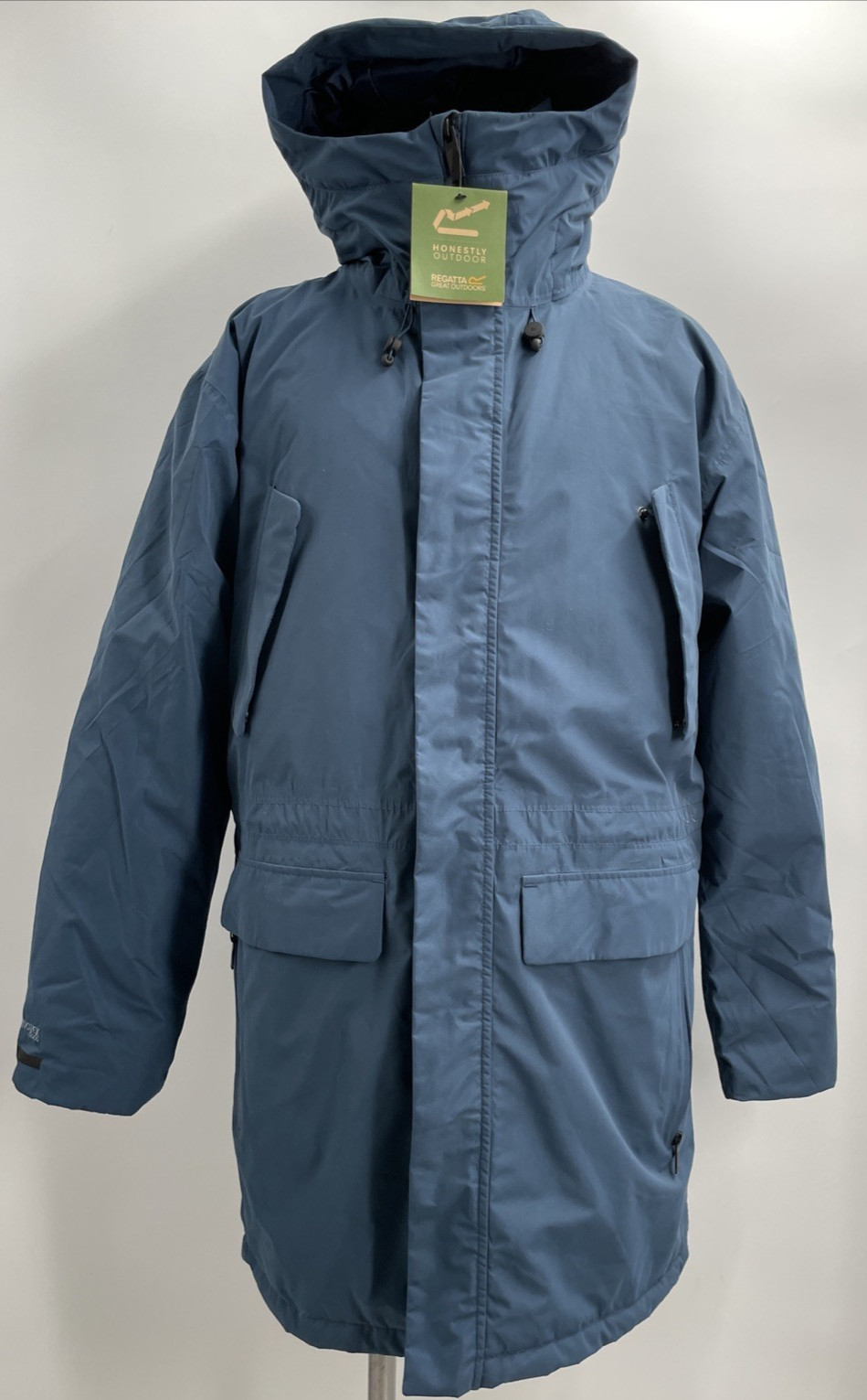 Regatta Men's Dark Denim Tavaris Waterproof Blue Parka Jacket Size Large image 2