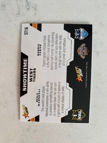 2012 SELECT NRL INSERTS DYNASTY TRIPLE CENTURIONS TRY MACHINE ROOKIE ALL STARS - Foto 48 di 111