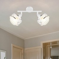 Deckenlampe Leuchte Spotleuchte Esszimmerlampe 2 Flammig Verstellbar L 27,5 Cm