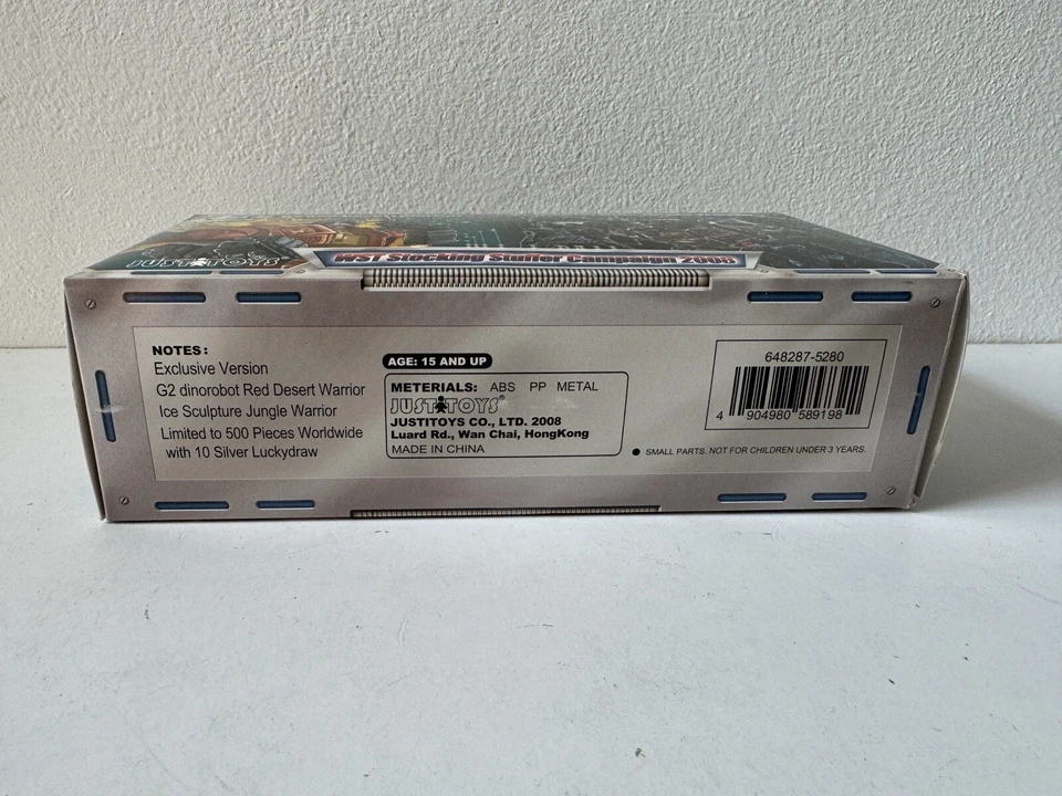 Justitoys Transformers G2 Red Desert Warrior &Ice Sculpture Jungle Warrior MIB - Immagine 4 di 4