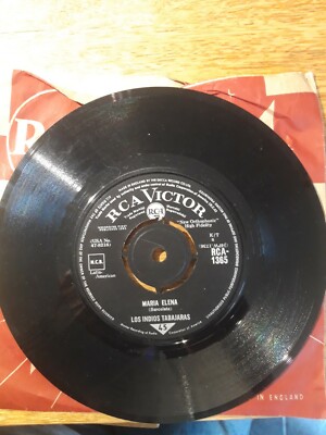 LOS INDIOS TABAJARAS MARIA ELENA 45 RPM VINYL SINGLE 1963