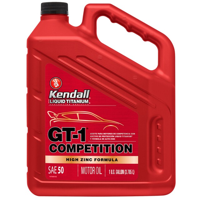 Kendall Gt1 Competition 20w/50 Oil With Liquid Titanium 1 US Gal for