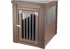 New Age Pet ecoFlex Pet Crate/End Table Russet Small