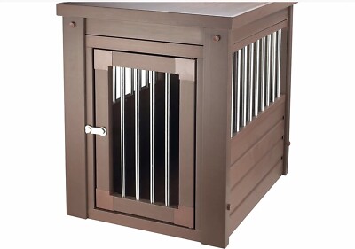 New Age Pet ecoFlex Pet Crate/End Table Russet Small