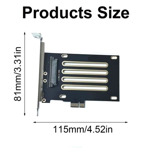 SFF-8639 to PCIE 3.0 4.0 1X Adapter for Advanced Computings Solution - Afbeelding 8 van 8