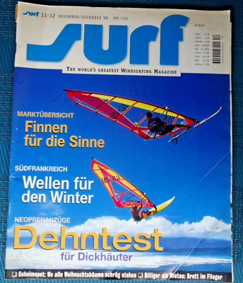 SURF MAGAZIN 11/98, INTERVIEW:   RANDY NAISH,ASCAN C 1,ICE HAWK,K 2 CONTEST SEMI