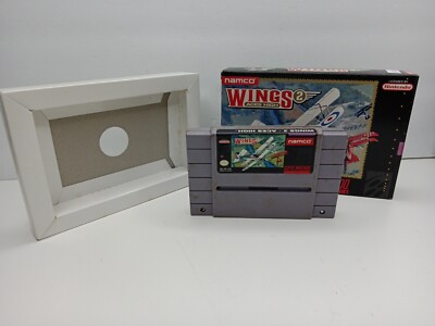 Wings 2: Aces High for Super Nintendo SNES In Box Tested Works Great 